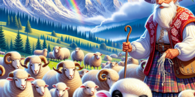 Baca i uparta owieczka Gwiazdka