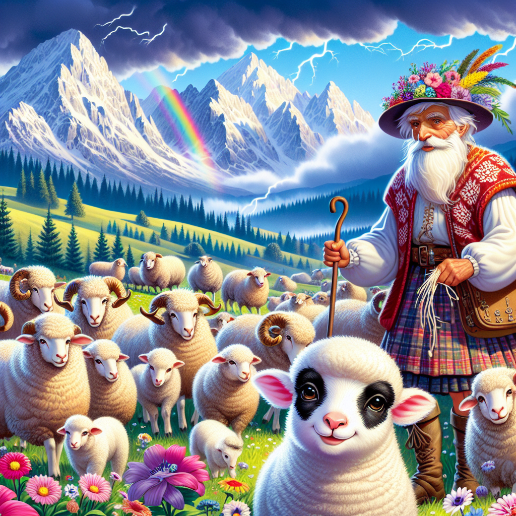 Baca i uparta owieczka Gwiazdka