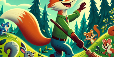 O lisku urwisie, który chciał zostać leśniczym