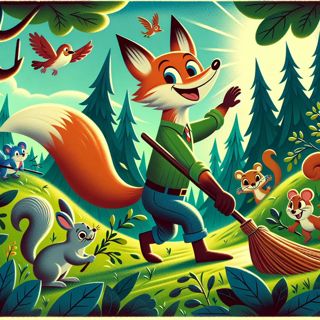 O lisku urwisie, który chciał zostać leśniczym