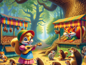 Słony Interes Wiewiórki i Jeża