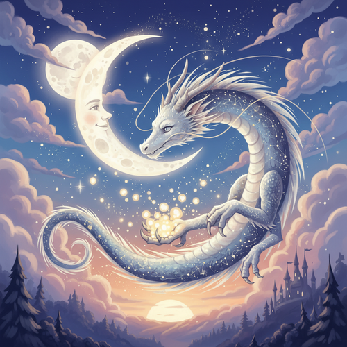 Księżycowy Smok i Zaginione Iskierki.