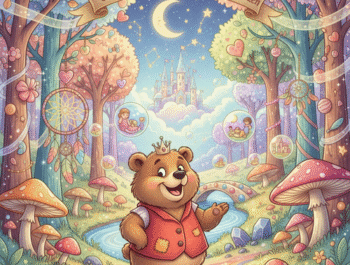 Miś Pysiek i Kolorowy Las Pełen Marzeń