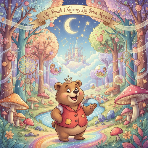 Miś Pysiek i Kolorowy Las Pełen Marzeń