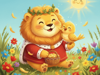 Puchaty Król i Złote Piórko