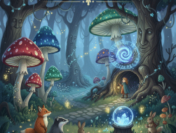 Tajemnica Szepczącego Lasu 🍄✨