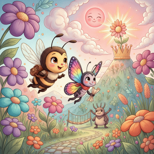 Bajka o Pszczółce Melissie i Słonecznym Miodzie