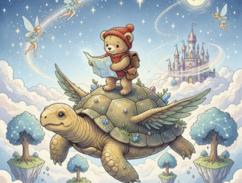 Przygody małego misia i magicznej podróży