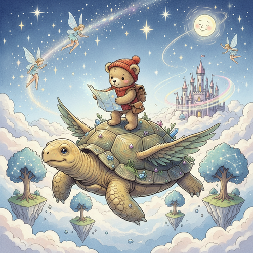 Przygody małego misia i magicznej podróży