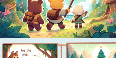 Przygody małego misia i tajemniczego skarbu