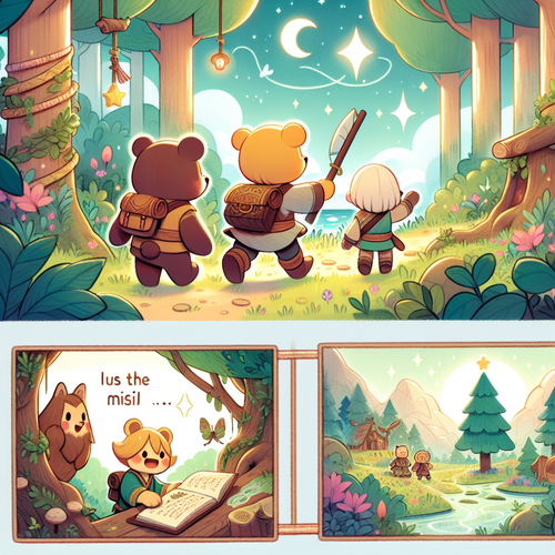 Przygody małego misia i tajemniczego skarbu